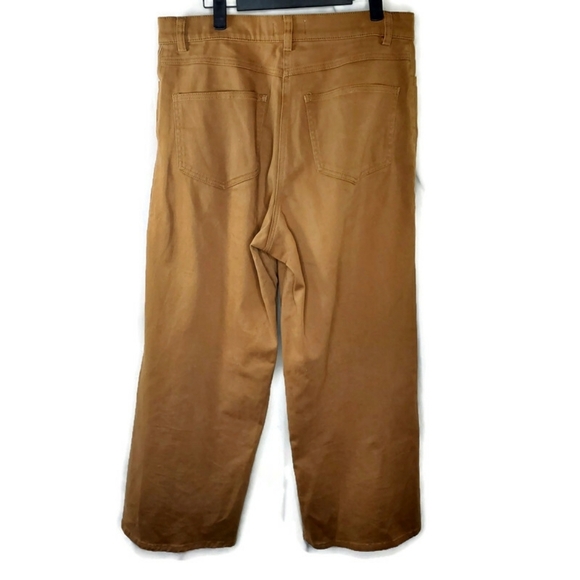 Touche Prive Brown Wide Leg Pants Size 40 US Size 12 - Picture 6 of 7
